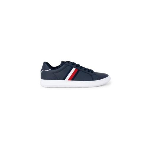 Blauwe Heren Sneakers Tommy Hilfiger , Blue , Heren