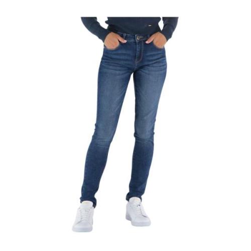 Hoge Taille Skinny Jeans YES ZEE , Blue , Dames