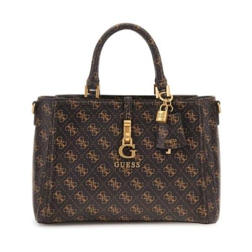 G James Logo Girlfriend Schoudertas Guess , Brown , Dames