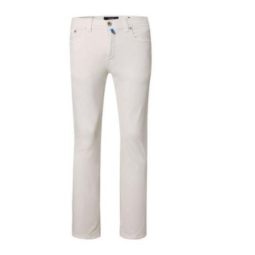 Witte Denim Jeans, Slim Fit, 5-Pocket Model Pierre Cardin , White , He...