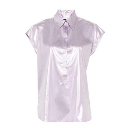 Paarse Shirts met Lage Hak Pinko , Purple , Dames