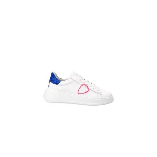 Witte Tres Temple Lage Sneakers Philippe Model , White , Dames