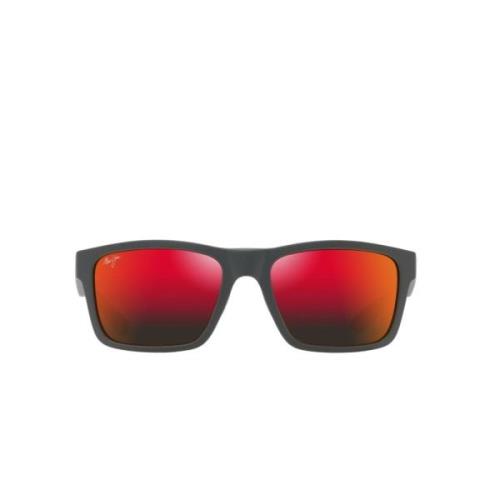 The Flats Stg-Rm Zonnebril Maui Jim , Black , Heren