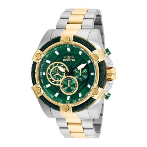 Bolt 25519 Heren Quartz Horloge - Groene Wijzerplaat Invicta Watches ,...