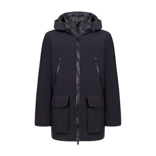 Zwarte Jassen voor Heren Woolrich , Black , Heren