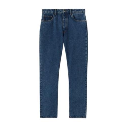Blauwe 5-Pocket Jeans Palm Angels , Blue , Heren