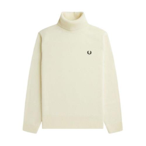 Beige Coltruien voor Heren Fred Perry , Beige , Heren