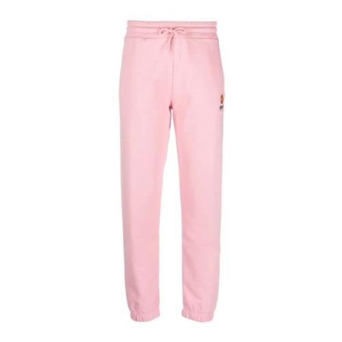 Flower Crest Logo Joggers Sweatpants Kenzo , Pink , Dames