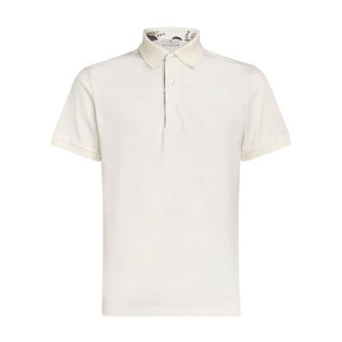 Witte T-shirts en Polos Etro , White , Heren
