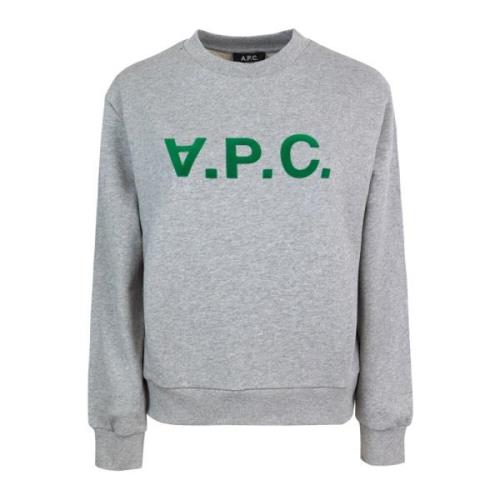 Grijze Sweaters Rechte Pasvorm A.p.c. , Gray , Dames