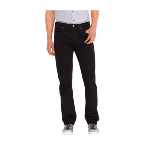 Straight Jeans Levi's , Black , Heren