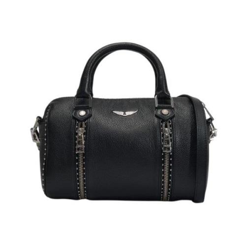 Sunny Tote Bag - Zwart Leer Zadig & Voltaire , Black , Dames