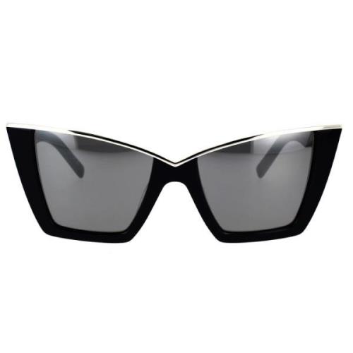 Precieuze Details Cat-Eye Zonnebril Saint Laurent , Black , Dames