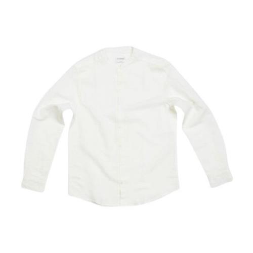 Witte Mandarin Kraag Shirt Gabba , White , Heren