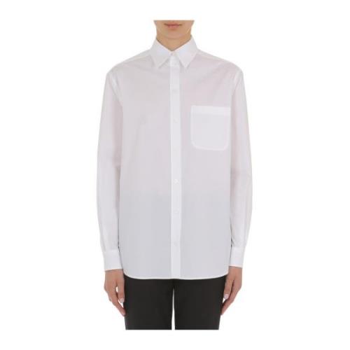 Witte Overhemden voor Heren Moschino , White , Dames
