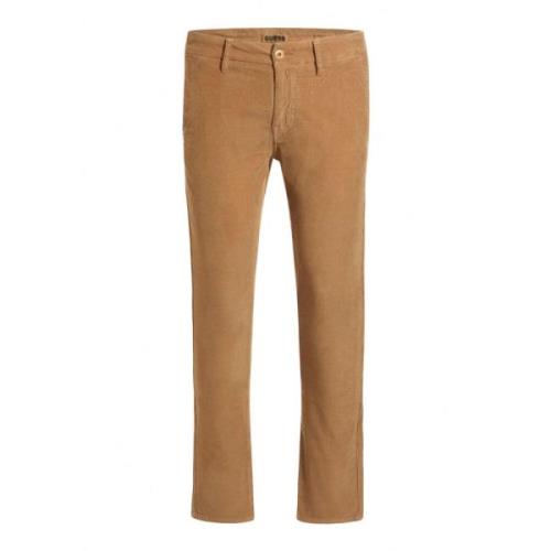 Beige Herenbroek Guess , Brown , Heren