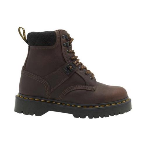 Donkerbruine Grizzly Laarzen Dr. Martens , Brown , Heren