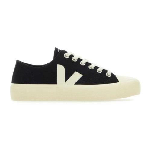 Zwarte canvas Wata II sneakers Veja , Black , Dames