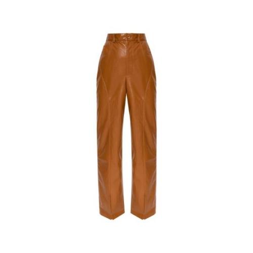 Trousers Nanushka , Brown , Dames