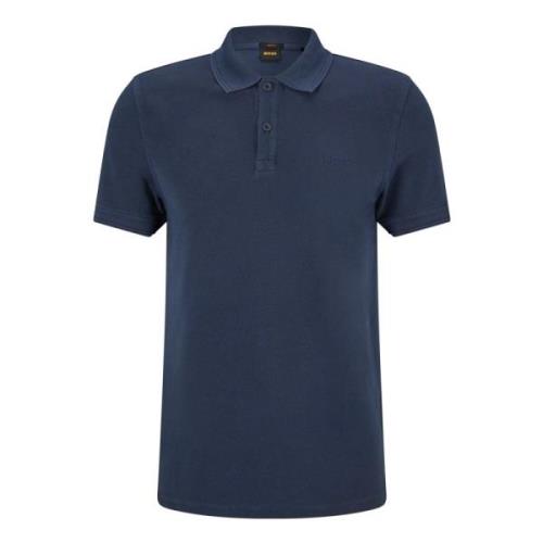 Moderne Boss Heren Polo Shirt Hugo Boss , Blue , Heren