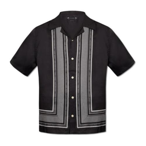 Orizabo patroon overhemd AllSaints , Black , Heren