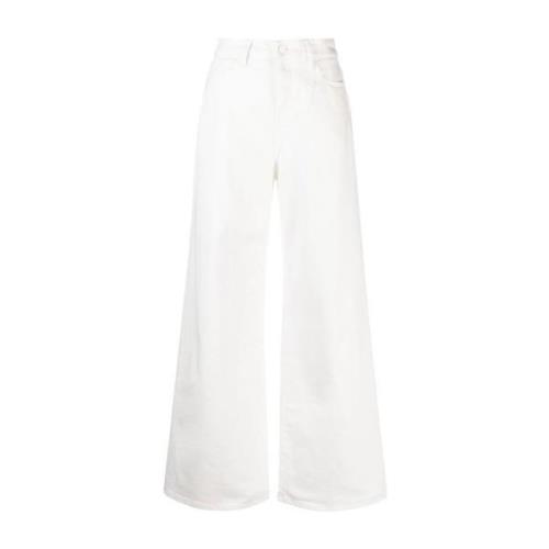 Witte Jeans voor Dames Aw23 7 For All Mankind , White , Dames