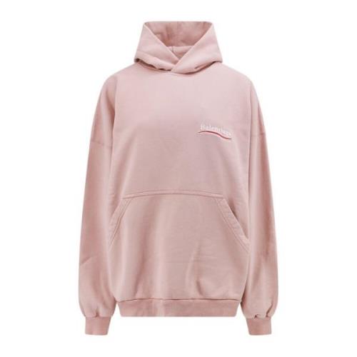 Roze hoodie met Maxi-logo Balenciaga , Pink , Dames