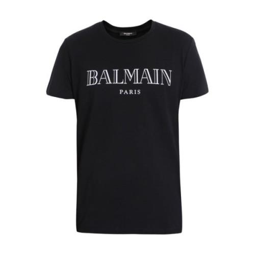 T-shirt met Parijs-print Balmain , Gray , Heren