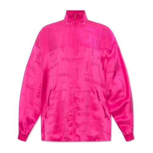 Zijden sweatshirt Balenciaga , Pink , Dames