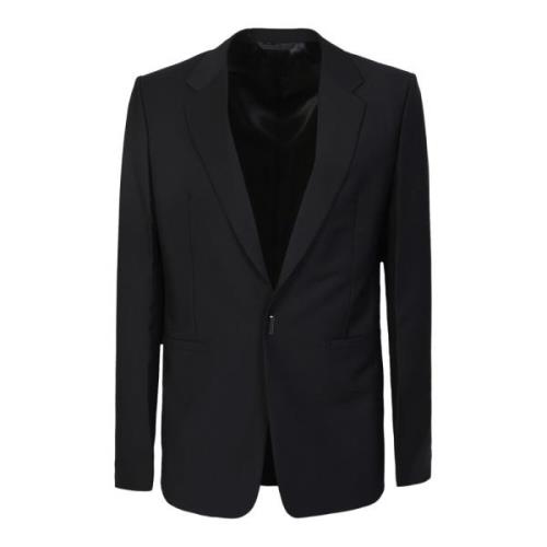 Klassieke Zwarte Blazer met Moderne Twist Givenchy , Black , Heren