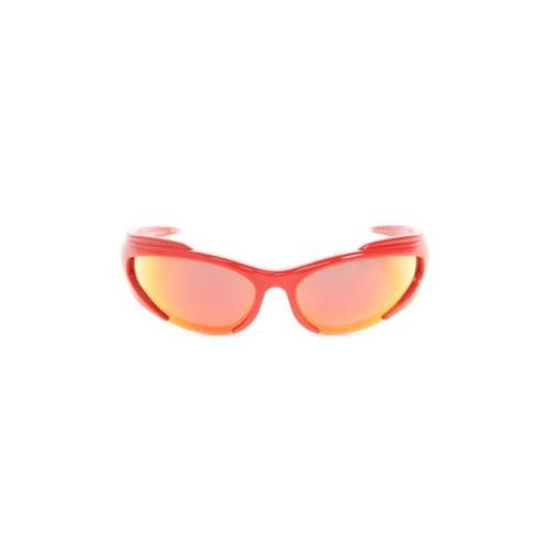 ‘Reverse Xpander Rectangle’ zonnebril Balenciaga , Red , Unisex