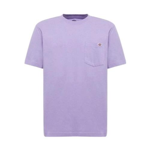 Paarse Roos T-Shirt Dickies , Purple , Heren