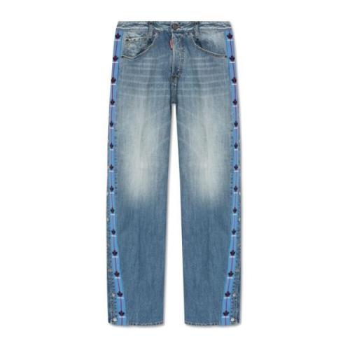 Grote jeans Dsquared2 , Blue , Heren