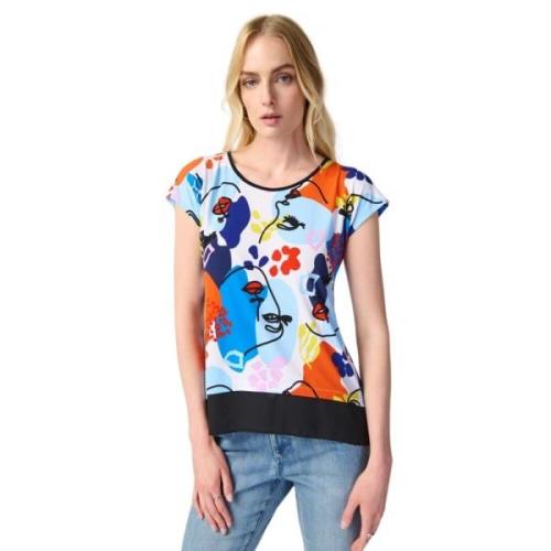 Gezichtsprint Trapeze Top Joseph Ribkoff , Multicolor , Dames