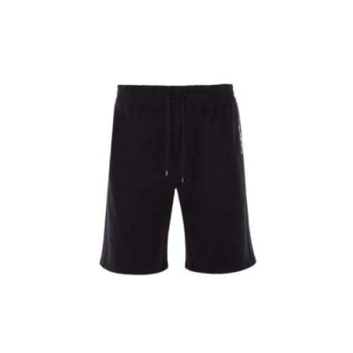 Oversized Jogging Shorts met Logo Borduursel Saint Laurent , Black , H...