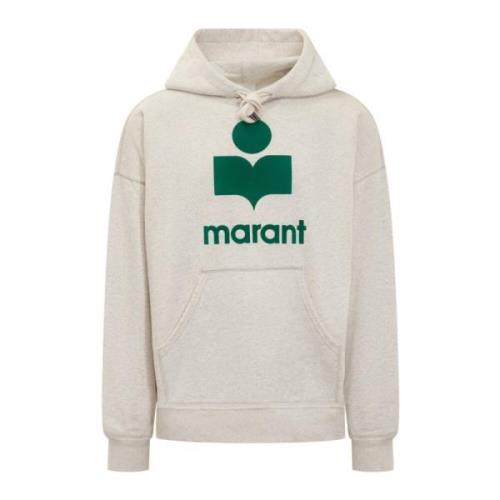 Moderne Logo Hoodie Isabel Marant , Beige , Heren