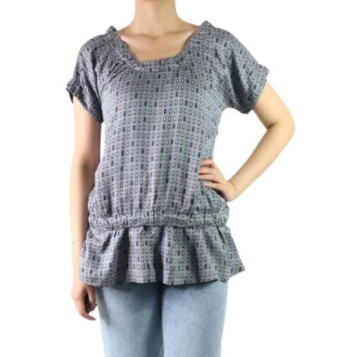 Pre-owned Viscose tops Marni Pre-owned , Blue , Dames