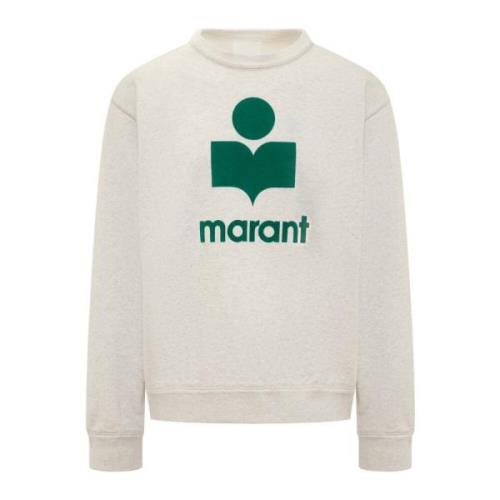 Mannen Crew Neck Sweatshirt Isabel Marant , Beige , Heren