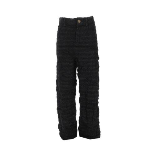 Wijde broek Balenciaga , Black , Dames