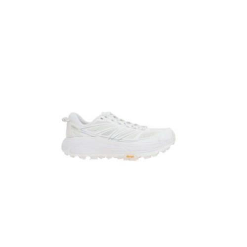 Witte lage sneakers met grafische print en reflecterende details Hoka ...