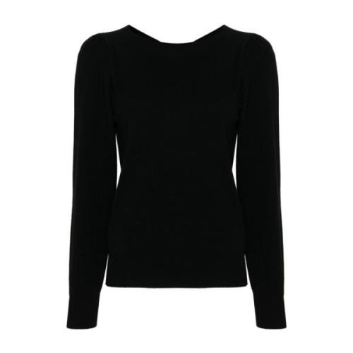 Zwarte Sweater met Uitgesneden Details Twinset , Black , Dames