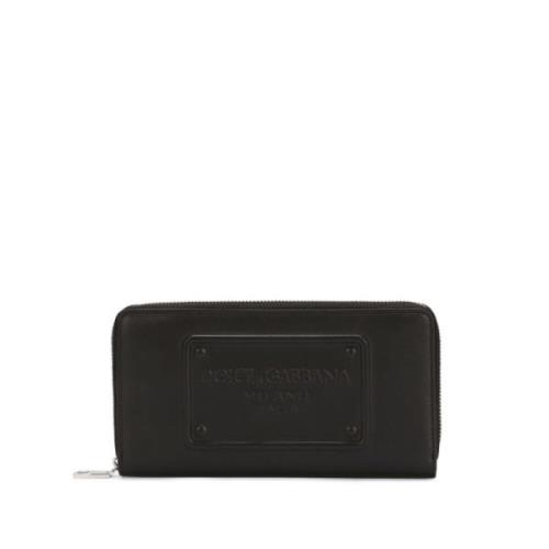 Zwarte Wallets met Portacarte Dolce & Gabbana , Black , Heren
