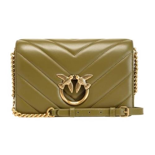 Shoulder Bags Pinko , Green , Dames