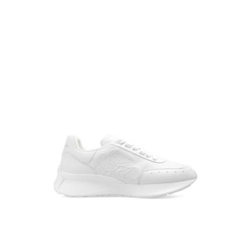 Sneakers met logo Alexander McQueen , White , Heren