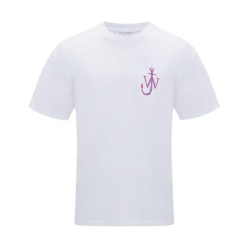 Naturally Sweet Katoenen T-Shirt JW Anderson , White , Heren