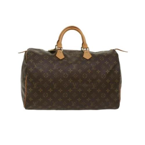 Pre-owned Canvas handbags Louis Vuitton Vintage , Brown , Dames