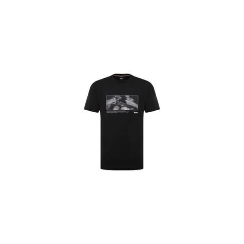 Stijlvolle T-shirts voor mannen en vrouwen Hugo Boss , Black , Heren