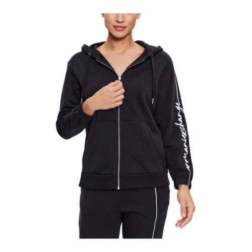 Dames Hoodie Armani Exchange , Black , Dames