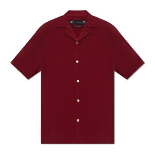 Venice relaxed-fit shirt AllSaints , Red , Heren