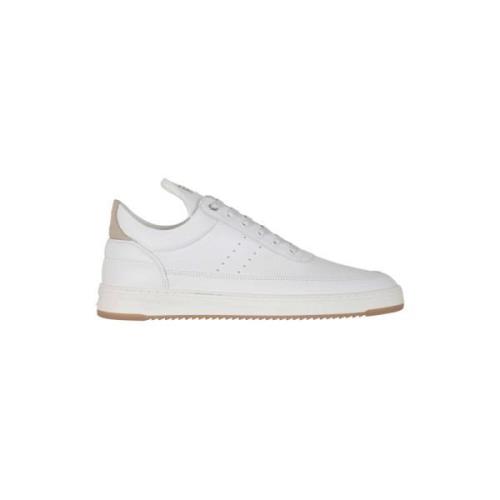 Lage Top Bianco Sneakers Filling Pieces , White , Heren